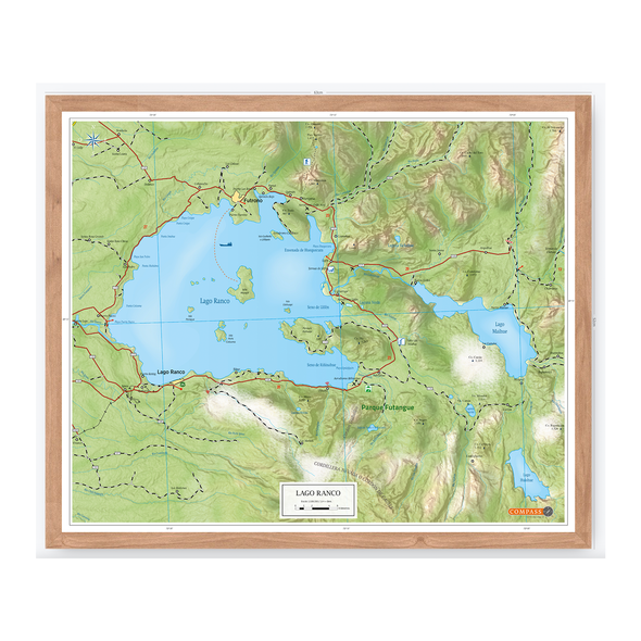 Mapa Lago Ranco