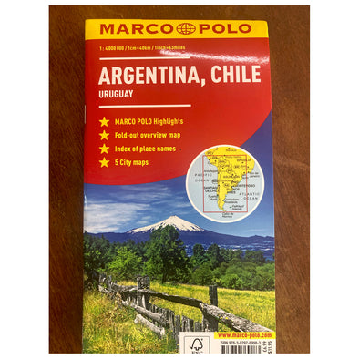 Mapa de Chile Argentina
