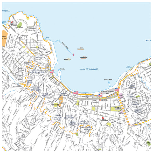 Valparaíso y Viña del Mar adhesivo