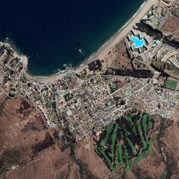 Foto satelital Papudo