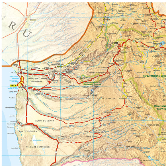 Mapa Región Arica y Parinacota