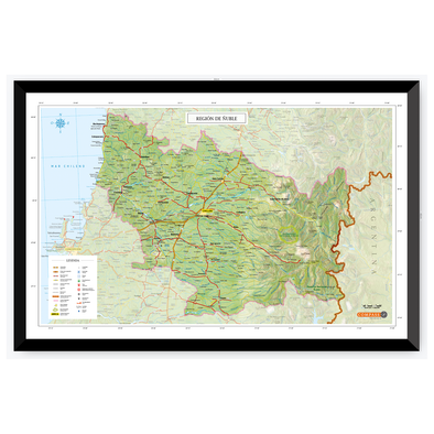 Mapa Región de Ñuble