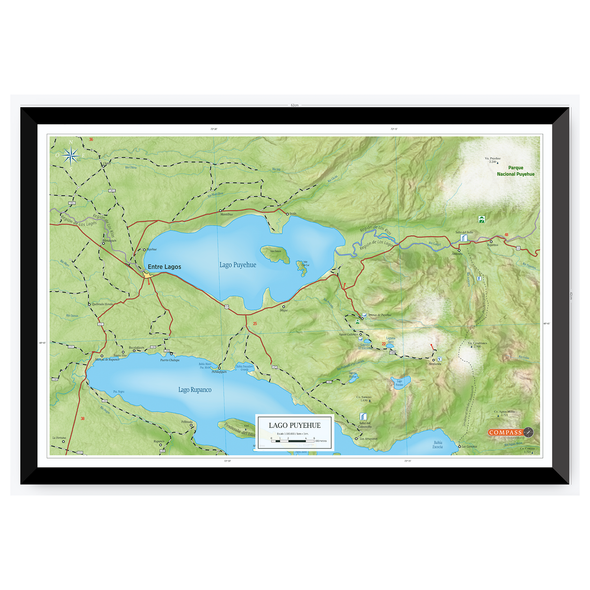Mapa Lago Puyehue