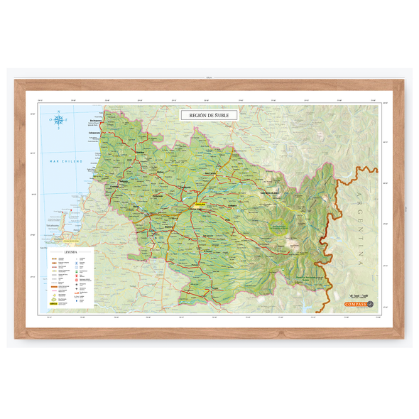Mapa Región de Ñuble