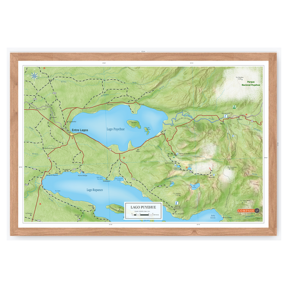 Mapa Lago Puyehue