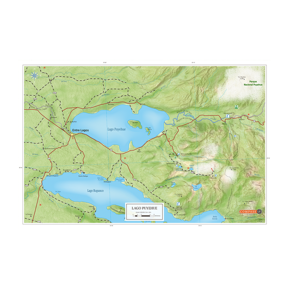 Mapa Lago Puyehue