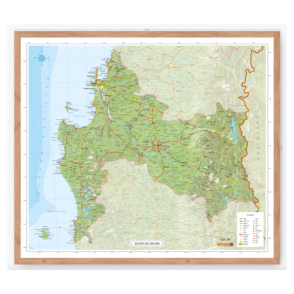 Mapa Región del Biobío