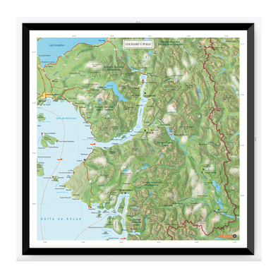 Mapa Cochamó Puelo