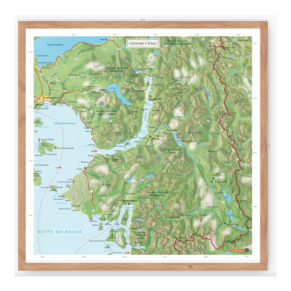 Mapa Cochamó Puelo