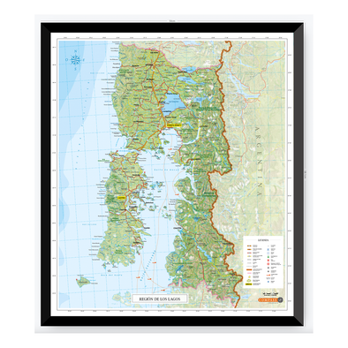 Mapa Región de Los Lagos