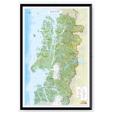 Mapa Región de Aysén