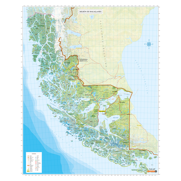 Mapa Región de Magallanes