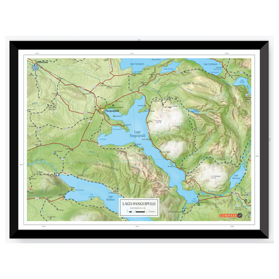 Mapa Lago Panguipulli