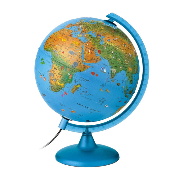 Globo Terráqueo tecnodidattica - 25 cm con luz