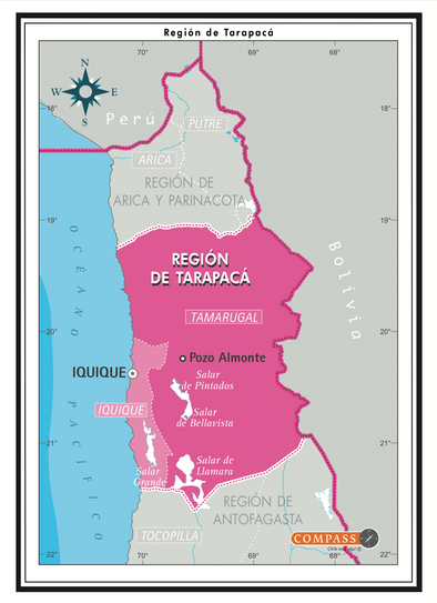 Mapa Político Tarapacá Gratis