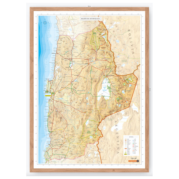 Mapa Región de Antofagasta