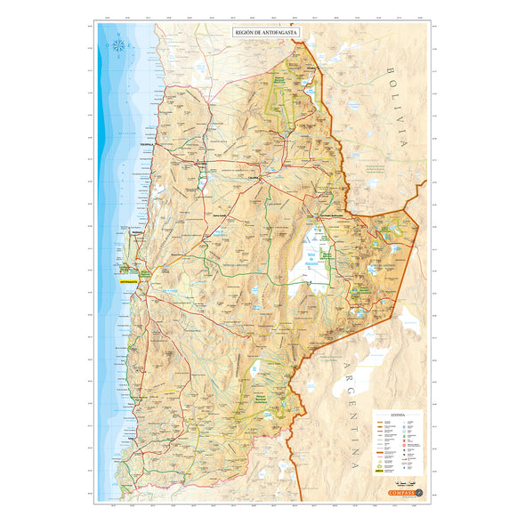 Mapa Región de Antofagasta