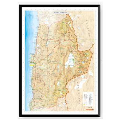 Mapa Región de Antofagasta