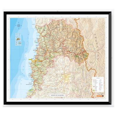 Mapa Región de Valparaíso