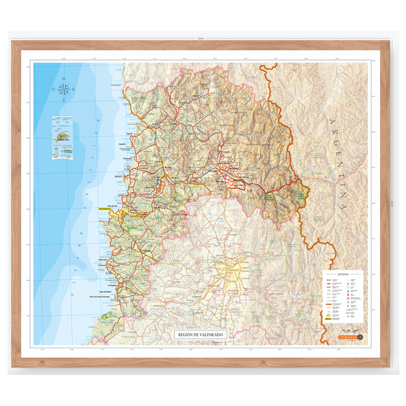 Mapa Región de Valparaíso