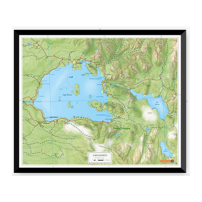 Mapa Lago Ranco