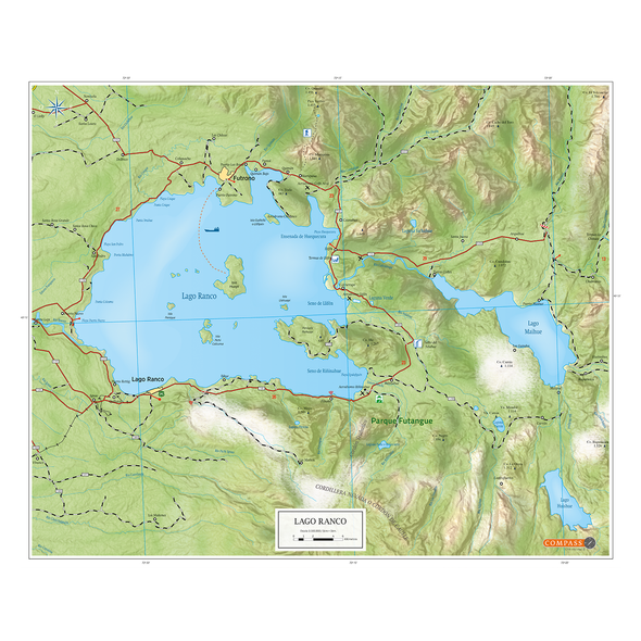 Mapa Lago Ranco