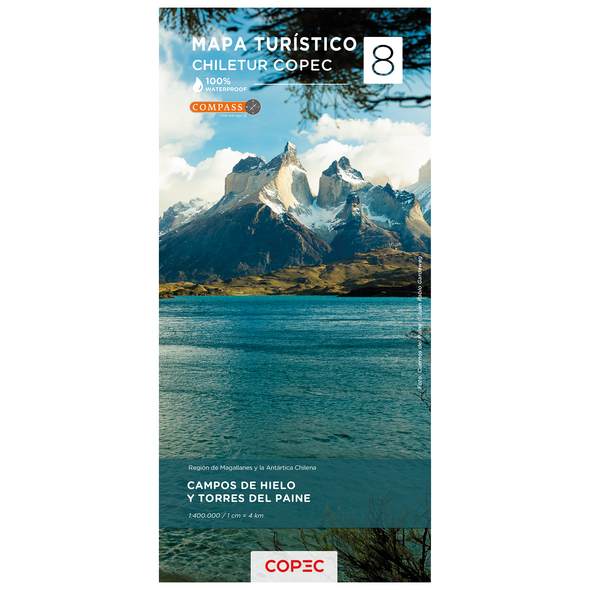 Mapa Copec Campos de Hielo y Torres del Paine (N° 8)