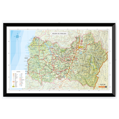 Mapa Región de O'higgins