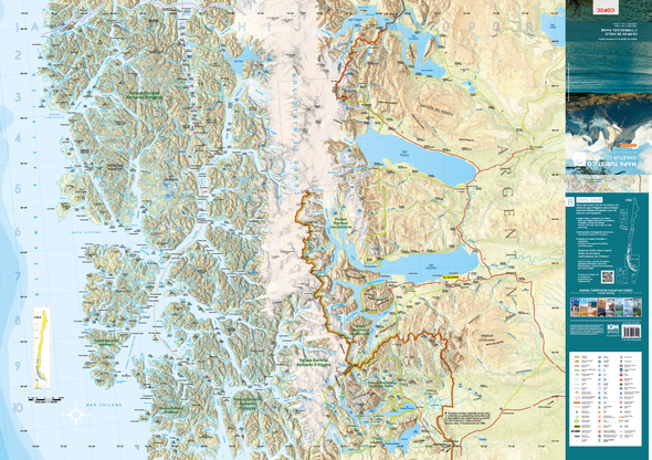 Mapa Copec Campos de Hielo y Torres del Paine (N° 8)
