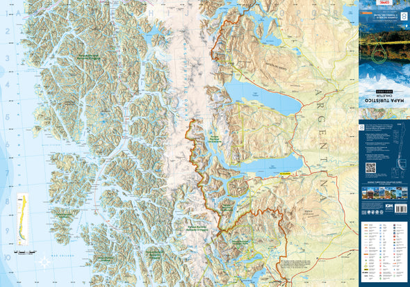 Mapa Copec Campos de Hielo y Torres del Paine (N° 8) Edición 2021-2022
