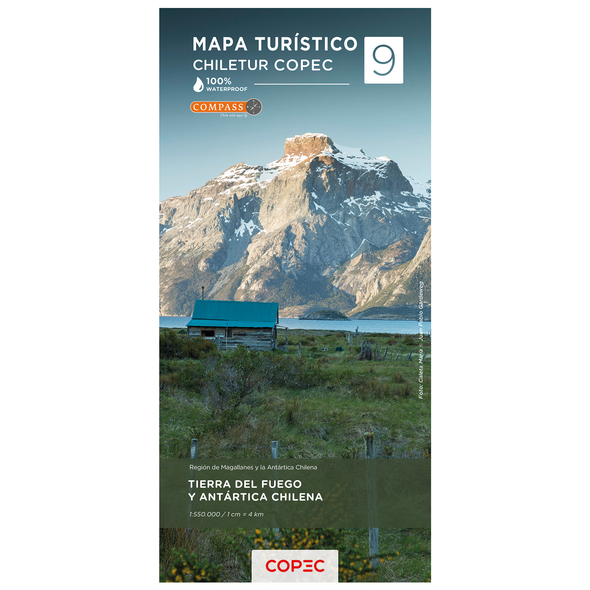 Mapa Copec Tierra del Fuego y Antártica (N° 9)