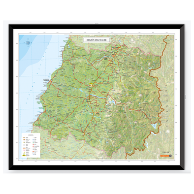 Mapa Región del Maule