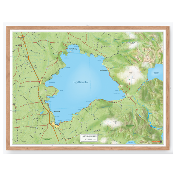 Mapa Lago Llanquihue