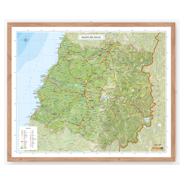 Mapa Región del Maule