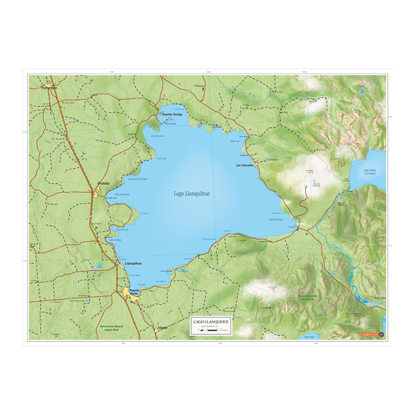 Mapa Lago Llanquihue