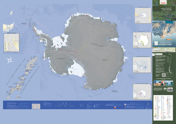Mapa Copec Tierra del Fuego y Antártica (N° 9)