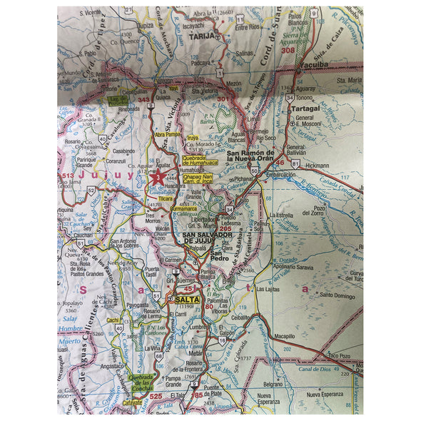 Mapa de Chile Argentina