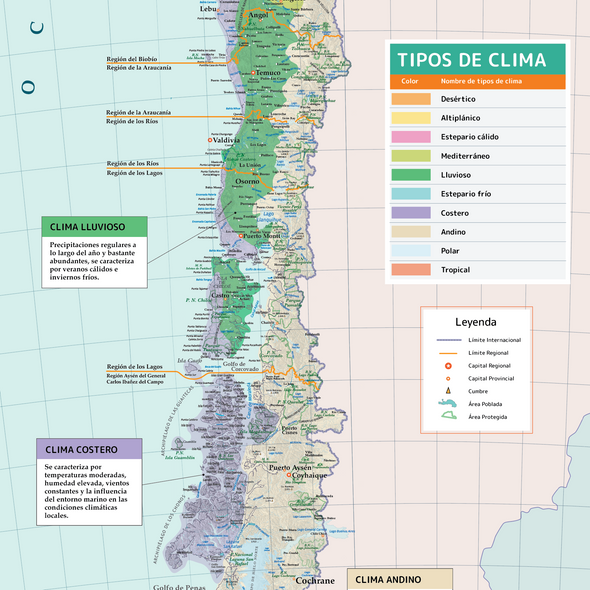 Climas de Chile (Salas de clases)