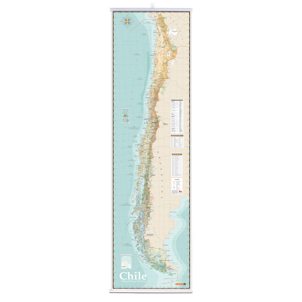 Mapa Físico de Chile