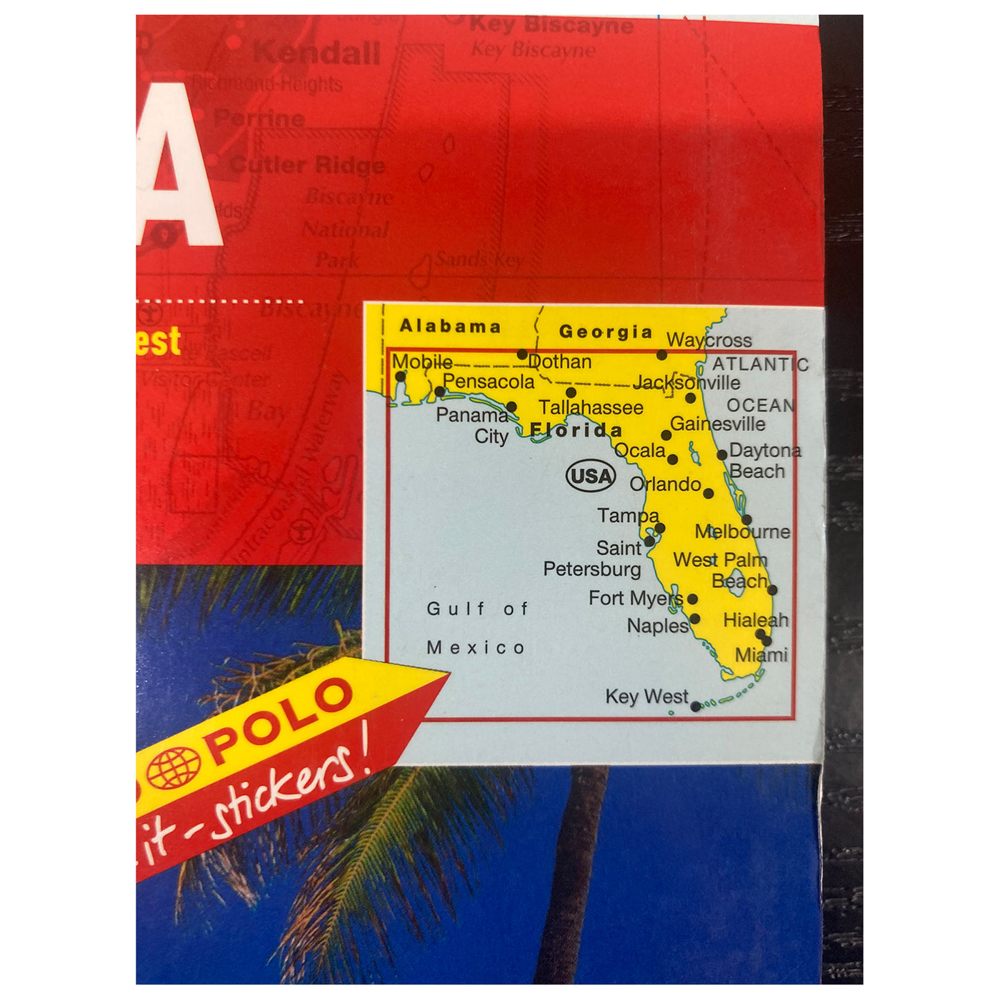 Florida Map Compass Mapa de Florida – Editorial Compass