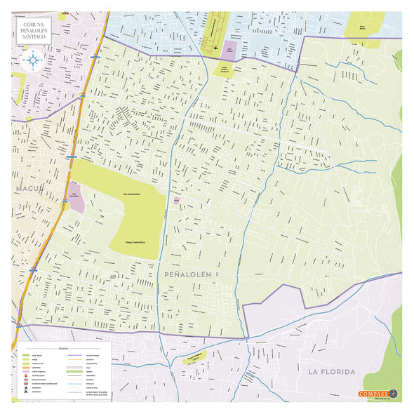 Mapa Comuna de Peñalolén