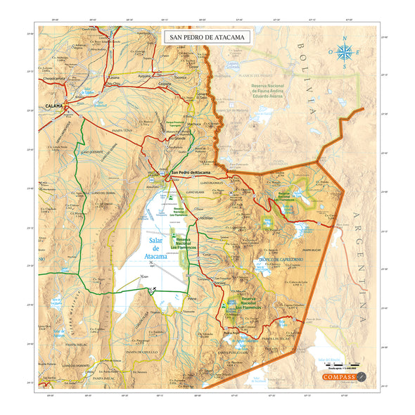 Mapa San Pedro de Atacama