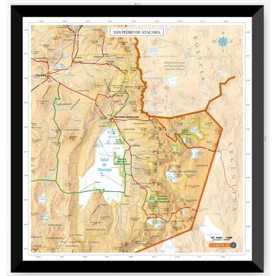 Mapa San Pedro de Atacama