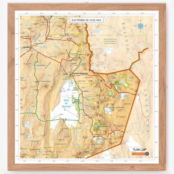 Mapa San Pedro de Atacama