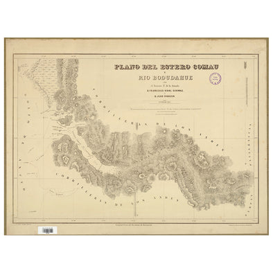 Mapa de Vodudahue 1863