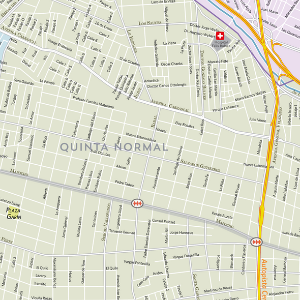 Mapa Comuna de Quinta Normal