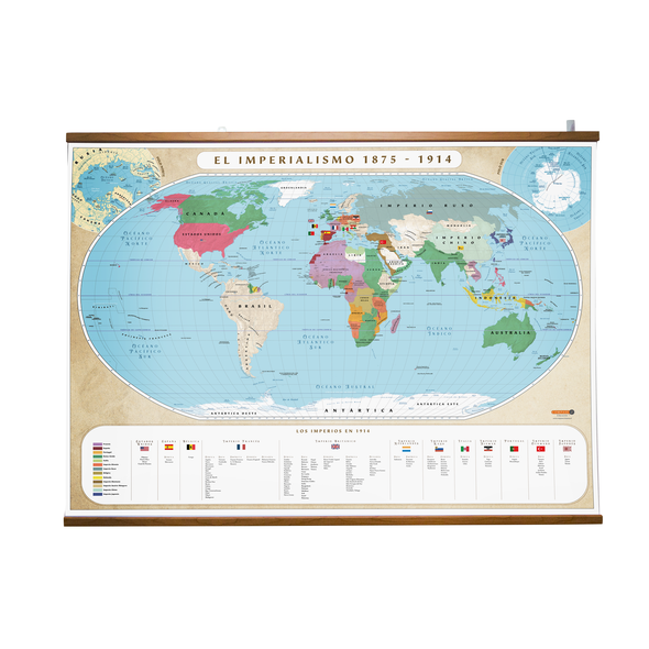 Mapa Imperialismo 1914
