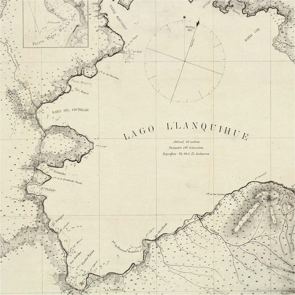 Mapa Lago Llanquihue
