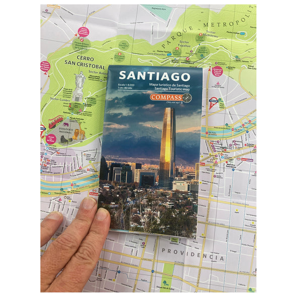 Mapa Turístico Santiago Inglés/Español