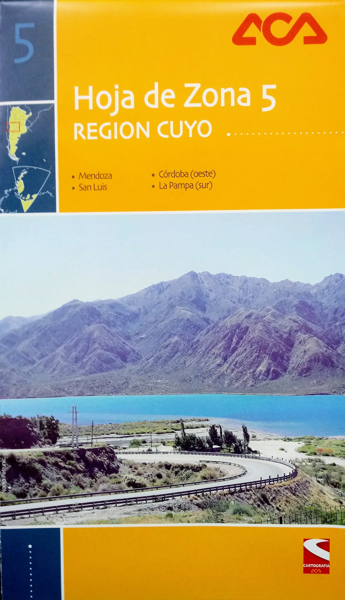 Mapa Argentina 5 Región Cuyo – Editorial Compass